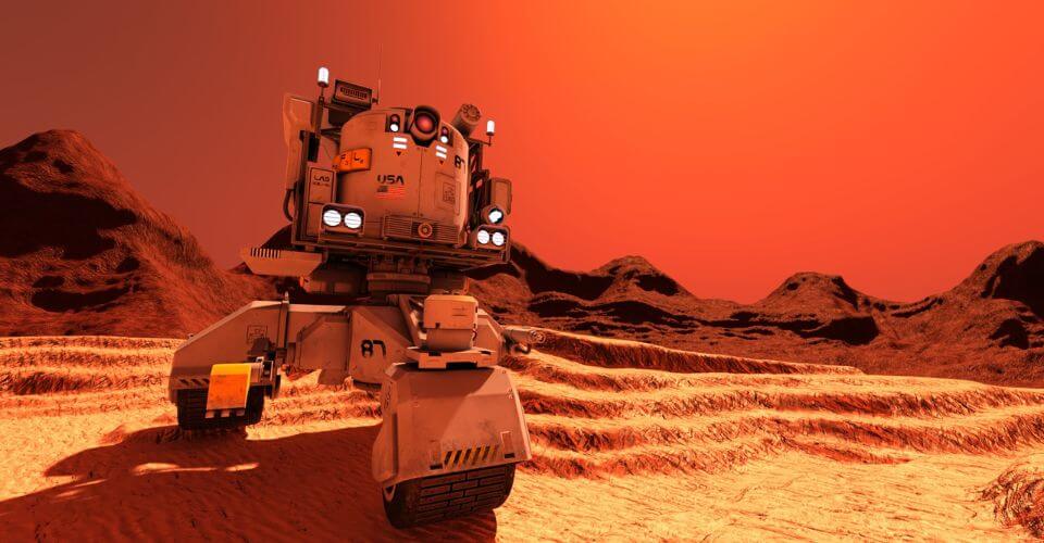 Robot på Mars